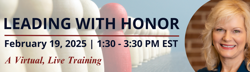 Leading with Honor: Virtual, Live Training